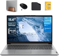 Ноутбук Lenovo Business IdeaPad 1 (15iJL7) Intel Core N4500, 4 ГБ ОЗУ, 512 ГБ SSD, Win 11 Pro (включает вертикальную подставку для ноутбука 1st Wave + беспроводную мышь + антивирус + коврик для мыши 1st Wave) 1000003573