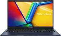 Ноутбук ASUS Vivobook 15, дисплей FHD 15,6 дюйма, процессор Intel Core i7-1355U, ОЗУ 16 ГБ, SSD 512 ГБ, Win 11, графика Intel Iris XE, цвет Quiet Blue, X1504VA-NJ121W 1000003576