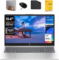 Ноутбук HP Business Laptop 15,6" - Intel i7-1355U 13-го поколения, Iris X Graphics, 32 ГБ DDR4 RAM, 512 ГБ SSD, Win11 Pro, 720p HD веб-камера (включает подставку для ноутбука 1st Wave + мышь + антивирус + коврик для мыши) 15-FD0213TU 1000003586