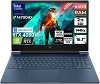 HP Victus 16-R INTEL CORE i7-14700HX /64 ГБ ОЗУ /4 ТБ SSD NAME/ RTX4050 6 ГБ VGA/ 16" FHD/Windows 11 Pro (ОБНОВЛЕНИЕ) 1000003614