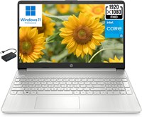 Ноутбук HP 15 15.6 FHD, 4-ядерный процессор Intel i5-1135G7 11-го поколения (Beat i7-1160G7), 16 ГБ ОЗУ, 512 ГБ PCIe SSD, графика Intel Iris Xe, цифровая клавиатура, BT 5.2, HDMI, Win11 (обновленная) 1000003625