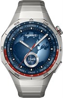 Умные часы HUAWEI WATCH GT5 Pro 46 мм, стильный дизайн, до 14 дней автономной работы, спортивные часы профессионального уровня, отслеживание здоровья, совместимость с iOS и Android, HUAWEI Care+, дополнительная гарантия 3 месяца, титановый корпус 1000003682