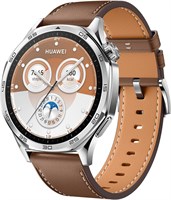 Умные часы HUAWEI WATCH GT5 46 мм, до 14 дней автономной работы, стильный дизайн, отслеживание здоровья, совместимость с iOS и Android, 3 месяца подписки HUAWEI Care+, коричневый цвет 1000003684