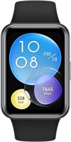 Умные часы HUAWEI Watch Fit 2, 1,74-дюймовый дисплей Huawei Fullview, Bluetooth-вызовы, управление здоровым образом жизни, длительный срок службы батареи, быстрая анимация тренировок, автоматический мониторинг SpO2, темно-черный цвет 1000003686