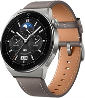 Умные часы HUAWEI WATCH GT 3 Pro с титановым корпусом и сроком работы батареи до 2 недель - Совместимость с Android и iOS - Фитнес-трекер и монитор здоровья - Циферблат из сапфирового стекла - Bluetooth - 46 мм, серый 1000003733