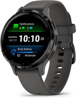 Смарт-часы Garmin Amoled Venu 3S | Расширенные функции для здоровья и фитнеса с работой батареи до 10 дней, голосовыми функциями, хранилищем музыки | Сенсорные часы со встроенными спортивными приложениями 1000003736