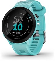 GARMIN Forerunner 55 - Aqua | Умные часы для бега с GPS, 2 недели работы от батареи, легкие и удобные | Измерение пульса на запястье и расширенное отслеживание здоровья и благополучия 1000003741