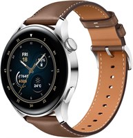 HUAWEI Watch 3 Classic (46 мм) - Умные часы Brown Leather, OB02595, коричневый кожаный ремешок, один размер 1000003755