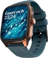 Новые смарт-часы Fastrack Astor FS1 PRO, большой дисплей Super AMOLED (1,97 дюйма, AOD), голосовой помощник на базе искусственного интеллекта, функциональная заводная головка, вызовы SingleSync BT, более 100 спортивных режимов и циферблатов, IP68 (бирюзов 1000003778