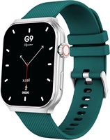 Умные часы X.cell G9 Signature Unisex, 2,01-дюймовый HD-дисплей с защитой от воды IP67, фитнес-трекер с 107 вариантами тренировок, аккумулятор на 7+ дней с беспроводной зарядкой, совместимость с iOS и Android (зеленый) 1000003790