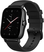 Умные часы Amazfit Gts 2E с круглосуточным пульсометром, монитором сна, стресса и Spo2, спортивные часы с трекером активности и 90 спортивными режимами, 14 дней автономной работы, черный, Obsidian-Black, W2021EU1N 1000003797