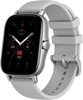 Умные часы Amazfit GTS 2 со встроенным помощником Alexa, 1,65-дюймовым AMOLED-дисплеем, встроенным GPS, 3 ГБ памяти для музыки, 7 дней автономной работы, звонки по Bluetooth, 12 спортивных режимов, отслеживание здоровья, водонепроницаемые, серые 1000003817