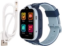 Умные часы Keenso 4G для детей, GPS-позиционирование, видеозвонок, IP67, водонепроницаемые, сенсорный экран, умные часы на английском языке (синие) 1000003844