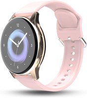 Pebble Dart 1,28-дюймовый круглый HD-дисплей, Bluetooth-вызовы, голосовой помощник, монитор сна, будильник и уведомления Smartwatch - Ivory Gold 1000003862