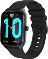 Pebble Cruise, 1,96-дюймовый дисплей Infinite, фитнес-трекер, голосовой помощник AI, вызовы Bluetooth V5.0, яркость 500 нит с прямоугольным экраном FHD Smartwatch для мужчин и женщин - цвет Jet Black 1000003863