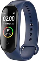 SMARTWATCH MI BAND TOUCHSCREEN DURABLE HOTSELLING 2021 SPORT FITNESS TRACKER SMART FITNESS BAND WATCH (синий) 1000003868