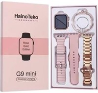 Женские умные часы Haino Teko Germany G9 Mini Rose Gold Edition с тремя наборами ремешков и стильным ремешком - Gold 1000003871