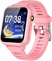 Exrp Kids Smart Watch, детские часы-игрушки для детей от 3 до 12 лет, детские умные часы с 16 обучающими играми, видеокамерой, шагомером, музыкальным будильником и фонариком, подарок на день рождения для детей, мальчиков и девочек (розовый) 1000003872
