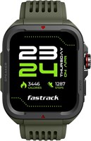 Защищенные смарт-часы Fastrack Active с дисплеем UltraVU HD 1,83 дюйма | Звонки SingleSync BT | Функциональная заводная головка | Более 100 спортивных режимов | Тренер с искусственным интеллектом | Автоматическое распознавание нескольких видов спорта | Го 1000003874