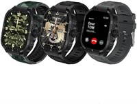 Смарт-часы Haino Teko Germany SQ2 с AMOLED-дисплеем, 3-мя ремешками и беспроводным зарядным устройством для мужчин и мальчиков 1000003877