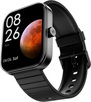 Умные часы Noise ColorFit Pulse 3 с самым большим дисплеем 1,96 дюйма, функцией звонков по Bluetooth, первоклассной сборкой, автоматическим определением вида спорта и более чем 170 циферблатами для мужчин и женщин (Jet Black) 1000003882
