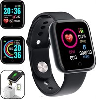KASTWAVE Smart Watch, спортивные водонепроницаемые смарт-часы, фитнес-трекер с пульсометром, монитором сна, монитором сна, смарт-часы с напоминанием о звонках и сообщениях, совместимые с iOS/Android 1000003925