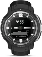 GARMIN Instinct Crossover — черный, стандартная версия | Люминесцентные аналоговые стрелки и цифровой дисплей Смарт-часы | Совместимость с устройствами Android и Apple | Встроенные спортивные приложения 1000003938