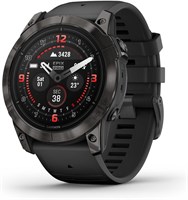 GARMIN EPIX PRO (GEN 2) SAPPHIRE EDITION - 51 ММ - УГЛЕРОДНО-СЕРЫЙ DLC-ТИТАНОВЫЙ С КОЖАНЫМ РЕМЕШКОМ КАШТАНОВОГО ЦВЕТА, ГРАФИТОВЫЙ СИЛИКОНОВЫЙ РЕМЕШОК 1000003945