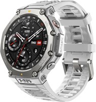 Смарт-часы Amazfit T-Rex 3 Rugged Military, 48 мм, GPS (с функцией конфиденциальности), автономные карты, длительное время работы от батареи, водонепроницаемость до 328 футов, 170 режимов фитнеса/спорта, искусственный интеллект, голосовое управление, для  1000003946
