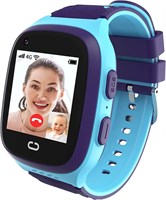 WEARFIT Next-Gen Champ 4G Kids умные часы с 4G видеозвонками, GPS-отслеживанием, играми и родительским контролем возраст 3-12 лет не поддерживает Jio SIM (синий) 1000003956