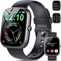 QCOQ Smart Watch (ответ/вызов), 1,91-дюймовые умные часы для мужчин и женщин, водонепроницаемость IP68, более 110 спортивных режимов, фитнес-трекер активности, монитор сердечного ритма и сна, умные часы для Android iOS 1000003978