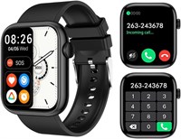 Azonee Sport Smart Watch, 1,85-дюймовые умные часы, фитнес-трекер для телефонов Android iOS с функцией отслеживания артериального давления, частоты сердечных сокращений, ответа на вызовы/выполнения звонков, спортивных режимов, монитора сна и счетчика шаго 1000004010
