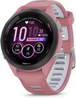 Garmin Amoled Smartwatch Forerunner® 265S — светло-розовый | До 13 дней работы от батареи в режиме смарт-часов с расширенными показателями тренировок | Сенсорные фитнес-часы с музыкой и GPS 1000004015