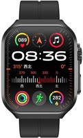 Airfish Smart Watch с функцией вызова по Bluetooth, 1,9-дюймовый сенсорный экран, умные часы для мужчин и женщин, фитнес-трекер с пульсометром, черный 1000004017