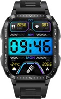 Armfit KTPro Смарт-часы для мужчин и женщин, BT Calling Водонепроницаемые фитнес-часы с монитором сердечного сна для Android и iOS (черный) 1000004031