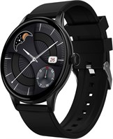 Смарт-часы Fire-Boltt Terra AMOLED Always ON 390*390 пикселей с сенсорным экраном, Spo2 и мониторингом сердечного ритма с пользовательскими ярлыками виджетов - черный 1000004045