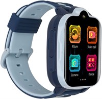LIANAI 4G Kids Smart Watch, сенсорный экран, водонепроницаемые смарт-часы для детей, GPS-трекер с шагомером, камерой, видео-голосовым калькулятором, подарки на день рождения для мальчиков и девочек (синие) 1000004078