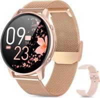 Lovtutu x inova smart 2022 — совершенно новые смарт-часы для телефонов Android и iPhone с ремешком из нержавеющей стали, розовое золото 1000004081