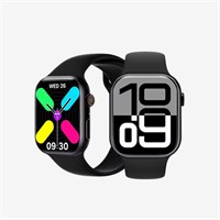 Умные часы A10T-10, 45 мм, AMOLED-дисплей, мониторинг здоровья, пульсометр, черный 1000004091