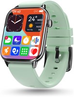 Pebble Orion Max, беспроводная зарядка, экран HD 1,91 дюйма, металлический корпус, звонки по Bluetooth, фитнес-трекер, монитор сна и сердечного ритма, более 100 спортивных режимов, умные часы для мужчин и женщин - мятно-зеленый 1000004119