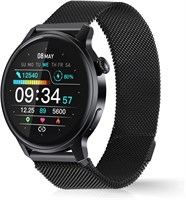 Goodatech Smart Watch для мужчин и женщин с функцией телефонного звонка (набор/прием), фитнес-трекер Smartwatch для телефонов Android iOS, здоровье, пульсометр, монитор сна, счетчик калорий, шагомер, напоминания, музыка, многоспортивные режимы 1000004138