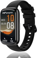 Смарт-браслет HiFuture EVO2 Black — фитнес-трекер с IPS-дисплеем 1,47 дюйма, более 100 спортивными режимами, пульсометром и SpO2, уведомлениями приложений, аккумулятором на 7 дней, водонепроницаемостью IP68 1000004152