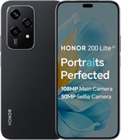 HONOR 200 Lite, разблокированные мобильные телефоны, 5G-смартфон, 8 ГБ + 256 ГБ, 6,7-дюймовый дисплей AMOLED с защитой от падения, тройная задняя камера 108 МП, фронтальная камера 50 МП, две SIM-карты, 2-летняя гарантия производителя, Android 14 1000004178