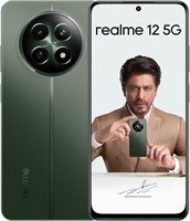 realme 12 5G (Woodland Green 8 ГБ ОЗУ, 256 ГБ ПЗУ) | 950-нитовый дисплей Sunlight | 108-мегапиксельная портретная камера с 3-кратным зумом | Аккумулятор 5000 мАч | Гарантия 12 месяцев 1000004215