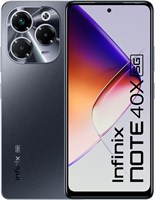 Infinix Note40X Dual SIM Starlit Black 8+8 ГБ ОЗУ 256 ГБ 5G — версия для Ближнего Востока 1000004412