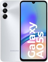 Samsung Galaxy A05s LTE, Android-смартфон, мобильный телефон с двумя SIM-картами, 4 ГБ ОЗУ, 64 ГБ памяти, серебристый (версия KSA) 1000004241