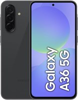 Samsung Galaxy A36 5G, Android-смартфон, 128 ГБ памяти, 8 ГБ ОЗУ, потрясающий черный цвет, 6 обновлений ОС, большой дисплей, восьмиядерный процессор — версия для Ближнего Востока 1000004424