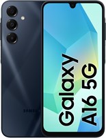 Смартфон Samsung Galaxy A16 5G, 8 ГБ ОЗУ, 256 ГБ памяти, две SIM-карты, аккумулятор 5000 мАч, дисплей 6,5 дюйма, NFC, мобильный телефон Android — сине-черный 1000004426