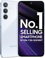 Samsung Galaxy A35 5G (Awesome Iceblue, 8 ГБ ОЗУ, 128 ГБ памяти) | Премиальная стеклянная задняя панель | Основная камера 50 МП (OIS) | Ночная съемка | IP67 | Corning Gorilla Glass Victus+ | sAMOLED с Vision Booster 1000004427