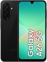 Samsung Galaxy A26 5G, Android-смартфон, 256 ГБ памяти, 8 ГБ ОЗУ, черный, 50-мегапиксельная камера, большой дисплей, длительное время работы от батареи - версия для Ближнего Востока 1000004443